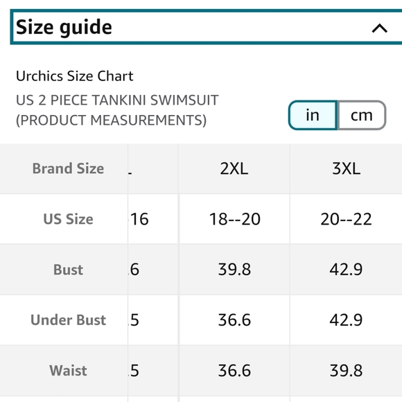 PLUS SIZE 2 Piece Tankini Swimsuit - Picture 3 of 4